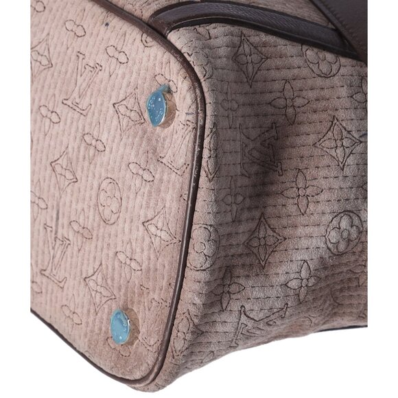 Louis Vuitton Ixia PM Antheia Handbag M94201 Granito Noir Suede Leather - Picture 9 of 12